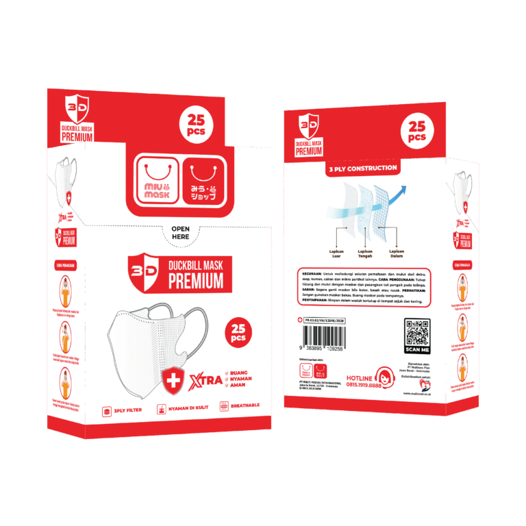 Masker KN95 Masker Duckbill